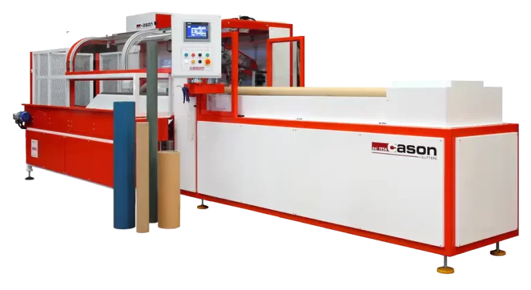 Automatic core cutter for cardboard and plastic