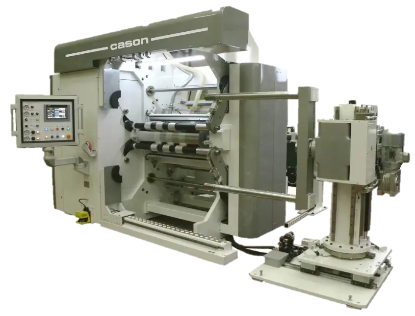 Slitter rewinder for aluminium foil