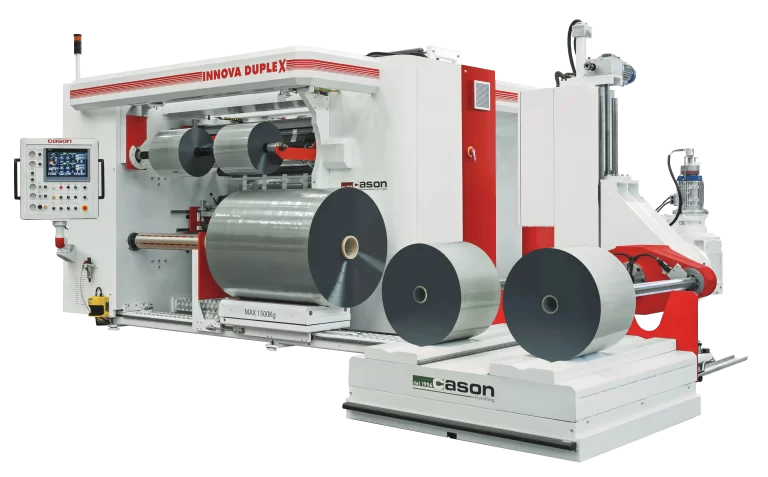 Slitter rewinder duplex diameter