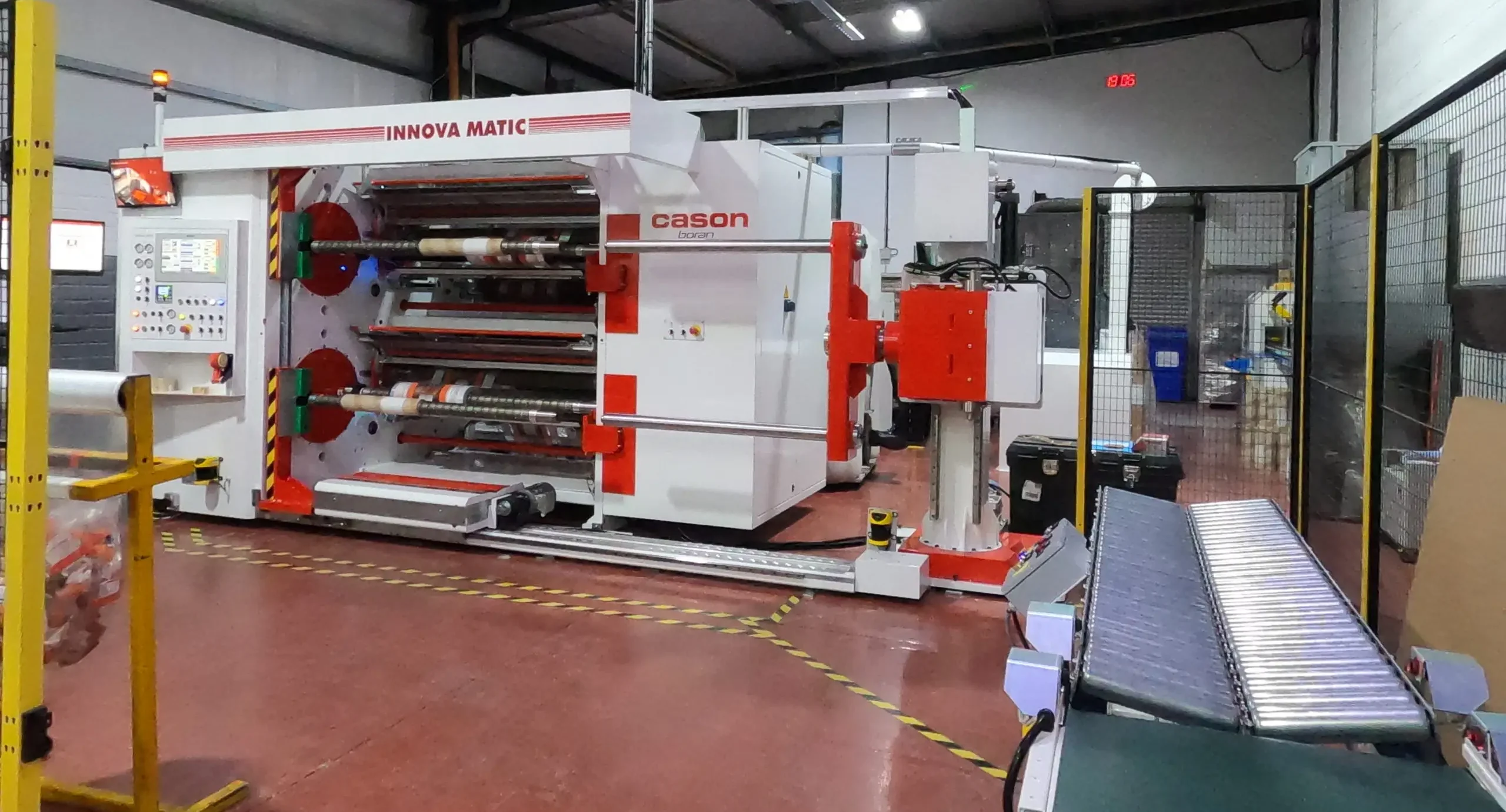 Slitter rewinder installed in UK