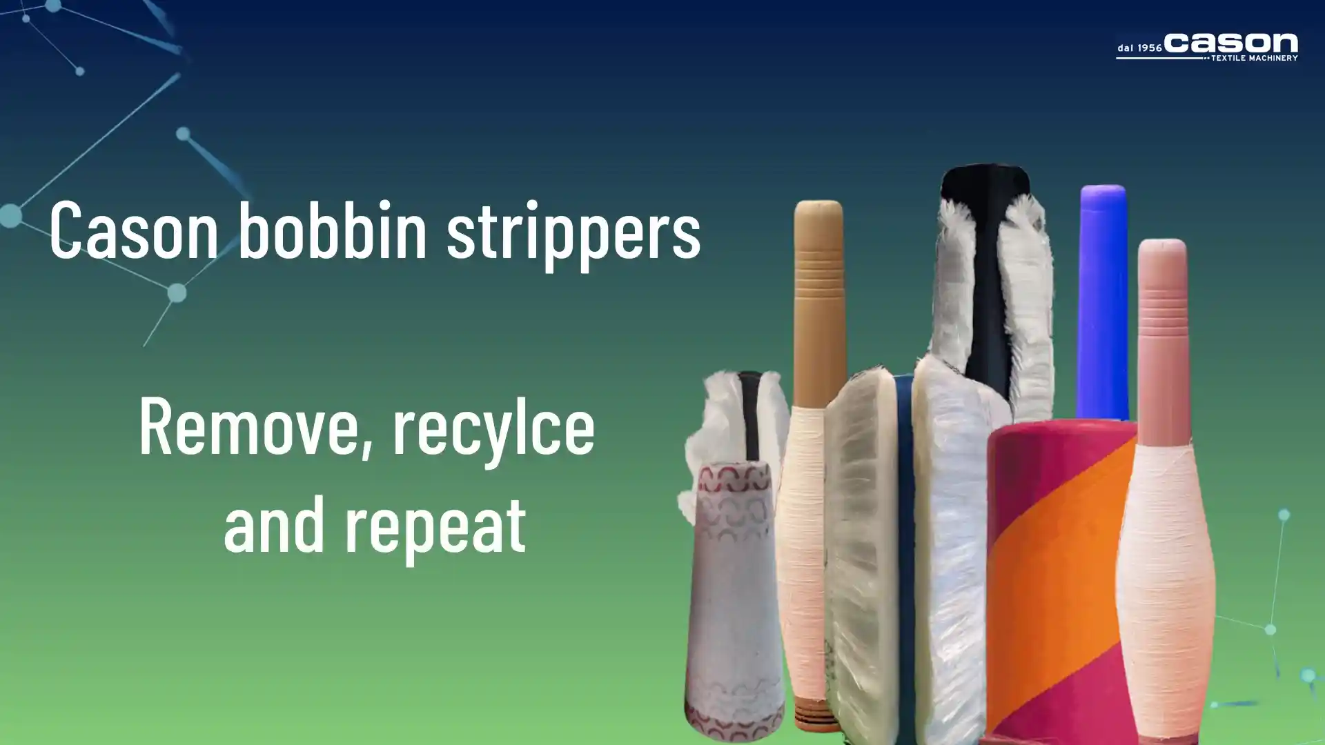 How to remove yarn residuals from tubes