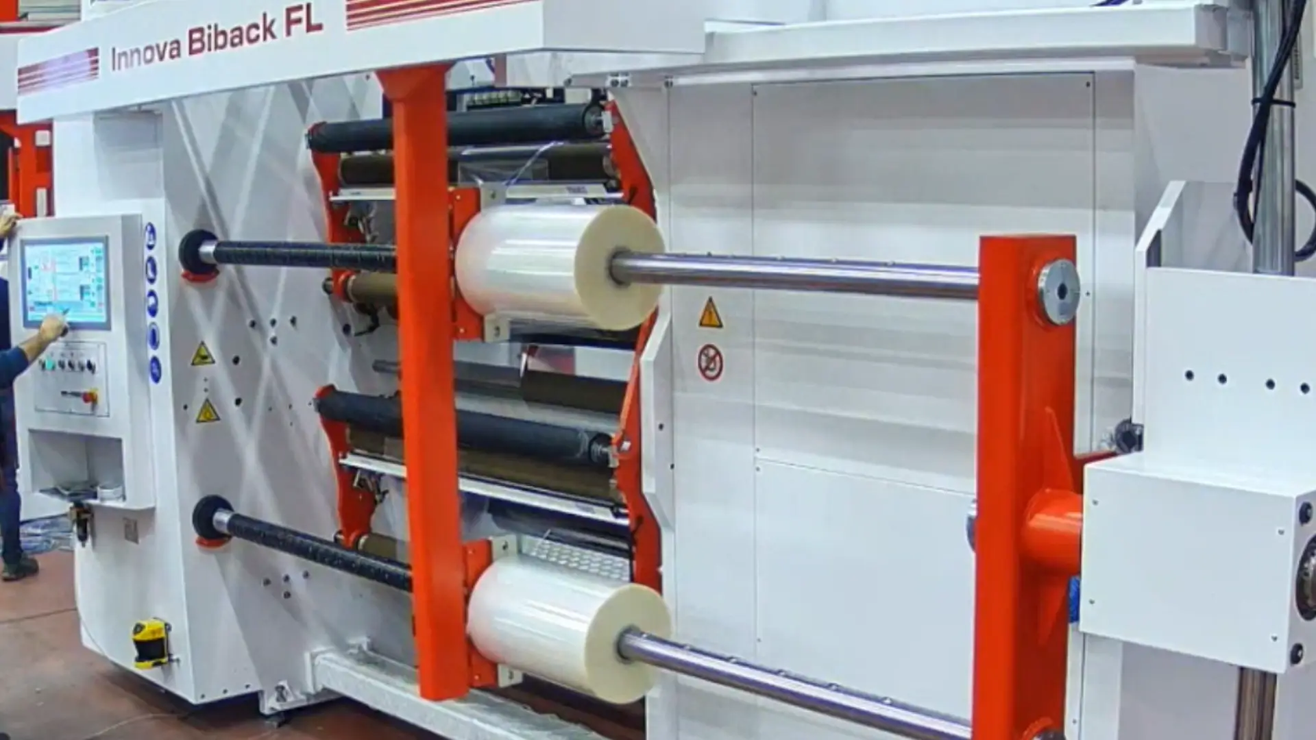 Slitter rewinder thermoforming material